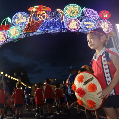 最高の「花笠パレード」になりました。